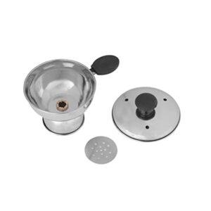 Stainless Steel Chiratta Puttu Maker With Handle - Image 4