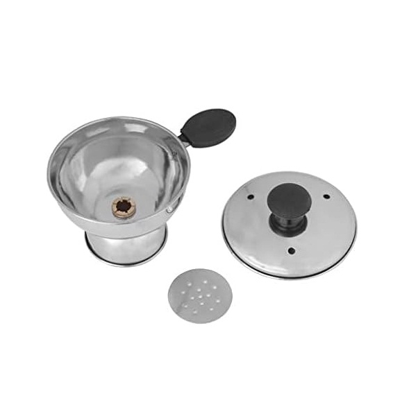 Stainless Steel Chiratta Puttu Maker With Handle 5