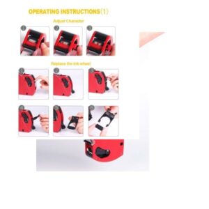 8 Digits Pricing Gun Kit with 7,000 Labels & Spare Ink - Image 6