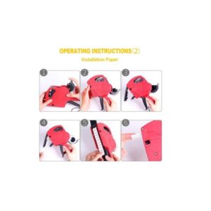 8 Digits Pricing Gun Kit with 7,000 Labels & Spare Ink - Image 8