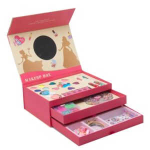 Girls Pretend Play Toy 3 in 1 Jewelry Makeup fashion Game Play Set (0166) - Image 6