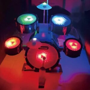 Kids Educational Electric Musical Instrument Toy Drum Multifunctional Jazz Drum Set (0337) - Image 4