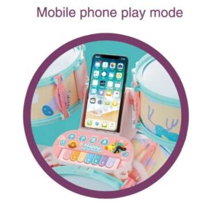 Kids Educational Electric Musical Instrument Toy Drum Multifunctional Jazz Drum Set (0337) - Image 8