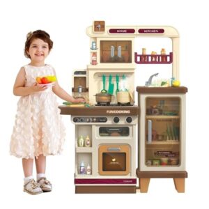 Kids Large Western Kitchen Set Simulation Spray Kitchenware Set 103cm (0504) - Image 2