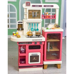 Kids Large Western Kitchen Set Simulation Spray Kitchenware Set 103cm (0504) - Image 17