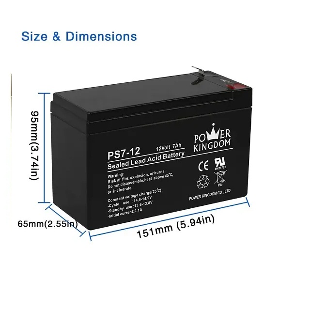 Kids Ride on Electric Vechicle Rechargeable Battery 12V 7AMP (SP68) 2