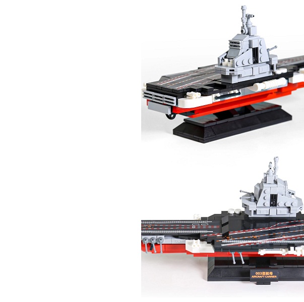 Kids Warship Puzzle Exercise N Play Aircraft Carriers Military Toy (0593) 7