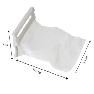 LG Fully Automatic Washing Machine Big Lint Filter Bag (10.5 x6cm) - Pack of 2 - Image 3