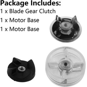 Magic Bullet Blender 1 Motor Base Gear Classic 1 Upgraded & 1 Rubber Blade Gear - Image 6