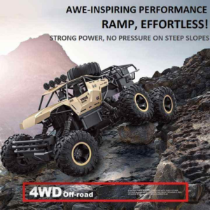1/10 Scale 6WD Diecast Electric Climbing High-Speed Drive Drift Alloy Remote Control Car Off Road RC Rock Crawler Vehicle Car (0567) - Image 6