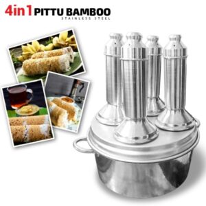 Aluminum Pittu Maker (4 In 1) - Image 3