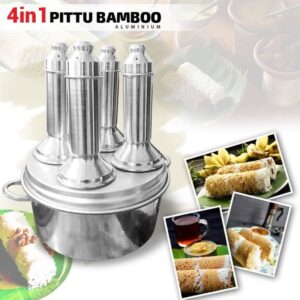 Aluminum Pittu Maker (4 In 1) - Image 4