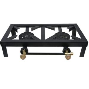 Gas Cooker Portable Angle Iron Double Burner Stove - Image 7