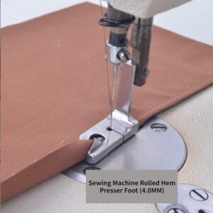 Industrial Sewing Machine Roll Hem Foot 5/32" (4.0mm) - Image 4