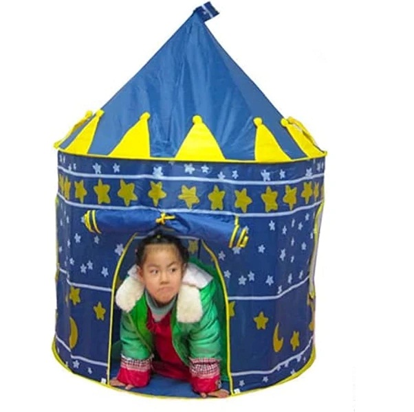 Kids Children Boy Castle Portable Foldable Play Tent House (0182) 4