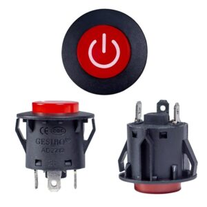 Kids Ride on Electric Vechicle 3 Pin Round ON/OFF Push Button (SP06)