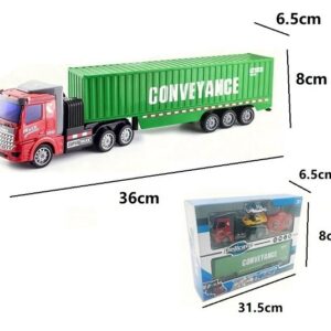 Kids Toy Four-Way Remote Control Car Tractor Container Truck Electric Transporter (0486) - Image 7