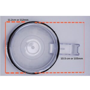Panasonic Blender Mixer Chutney Jar Lid with Gasket - Image 4