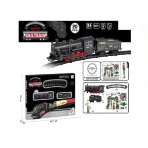 Rail Train Classic Train Set with Tracks 20 Pcs (0225)