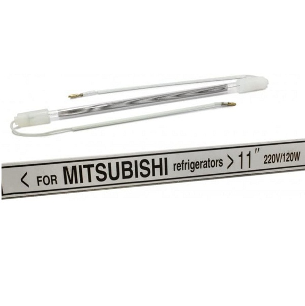 Refrigerator Glass Tube Heater 11 Inches 220V 120W 1