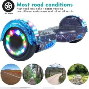 Self Balancing Scooter Hoverboard 6.5 inch with Bluetooth 700 W Overboard LED (K03) - Image 7