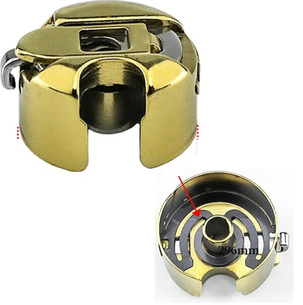 Sewing Machine Single Needle Lockstitch Titanium Plating Golden Bobbin Case NBL Spring BC-DB1-NBL6 (52237NBL) 1