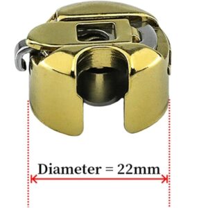 Sewing Machine Single Needle Lockstitch Titanium Plating Golden Bobbin Case NBL Spring BC-DB1-NBL6 (52237NBL) - Image 2