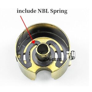 Sewing Machine Single Needle Lockstitch Titanium Plating Golden Bobbin Case NBL Spring BC-DB1-NBL6 (52237NBL) - Image 3
