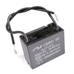Stand Wall Fan 2 Wire Capacitor 3.0uF - Image 4