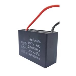 Stand Wall Fan 2 Wire Capacitor 5.0uF - Image 4