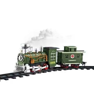 Steam Locomotives Electric  Military Train Toy With Smoke (0100) - Image 2
