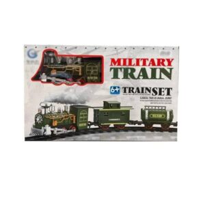 Steam Locomotives Electric  Military Train Toy With Smoke (0100) - Image 4