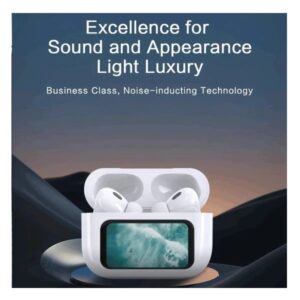 A9 Pro ANC Earbuds Wireless Bluetooth Airpods with Touch Screen - Image 12