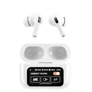 A9 Pro ANC Earbuds Wireless Bluetooth Airpods with Touch Screen - Image 6