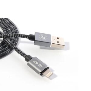 ASPOR AC26 3.1A Fast Charging Data Cable - USB to Lightning - Image 5