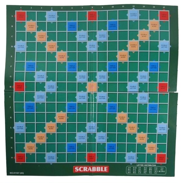 Family Original Mini Travel Scrabble Board Game Educational Word Puzzle Complete (0308) 5
