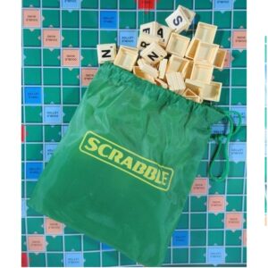Family Original Mini Travel Scrabble Board Game Educational Word Puzzle Complete (0308) - Image 7