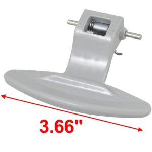 LG Washing Machine Front Load Gray Plastic Door Handle Latch - Image 2
