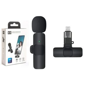 K9 Wireless Single Bluetooth Lavalier Microphone - iPhone Lightning