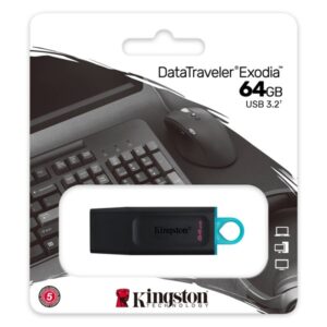 Kingston DataTraveler Exodia USB 3.2 Flash Drive Pen Drive (64GB) 5 Years Warranty - Image 3