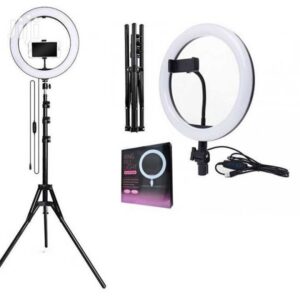 LED Ring Fill Light 10 Inch DX-260 With Phone Holder and Stand - Image 2
