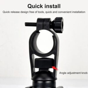 Motorcycle Phone Holder Mount with Auto Lock for Rearview Mirror Handle - Image 3