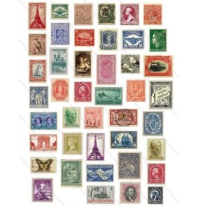 Postage Foreign Old Used Stamps (Pack of 10) - Image 3