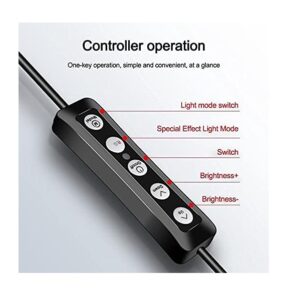 RGB Soft LED Ring Light 18 Inch MJ45 with 3 Phone Holder - Image 6