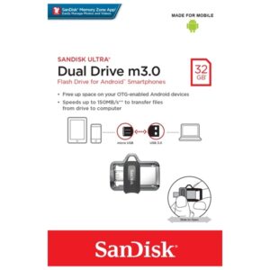 SanDisk OTG Flash Drive USB 3.0 Dual Pen Drives for PC and Android (32GB) - Image 3