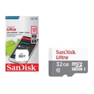 SanDisk Ultra microSDXC 100MB/s UHS-I Memory Card with Adaptor (32GB) - Image 2