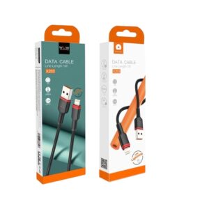 WUW X203 Fast Charging Braided Thread 2.4A Data Cable -Lightning - Image 7