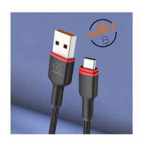 WUW X203 Fast Charging Braided Thread 2.4A Data Cable -Type-C - Image 3