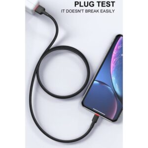 WUW X203 Fast Charging Braided Thread 2.4A Data Cable -Type-C - Image 4