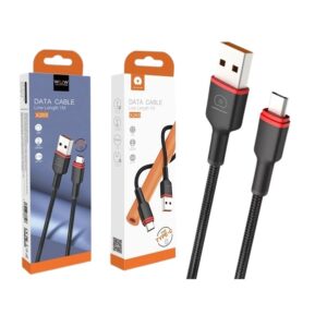 WUW X203 Fast Charging Braided Thread 2.4A Data Cable -Type-C